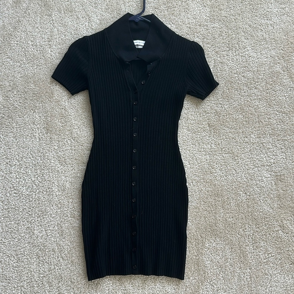 Urban Outfitters sweater dress. XS Black bodycon dress